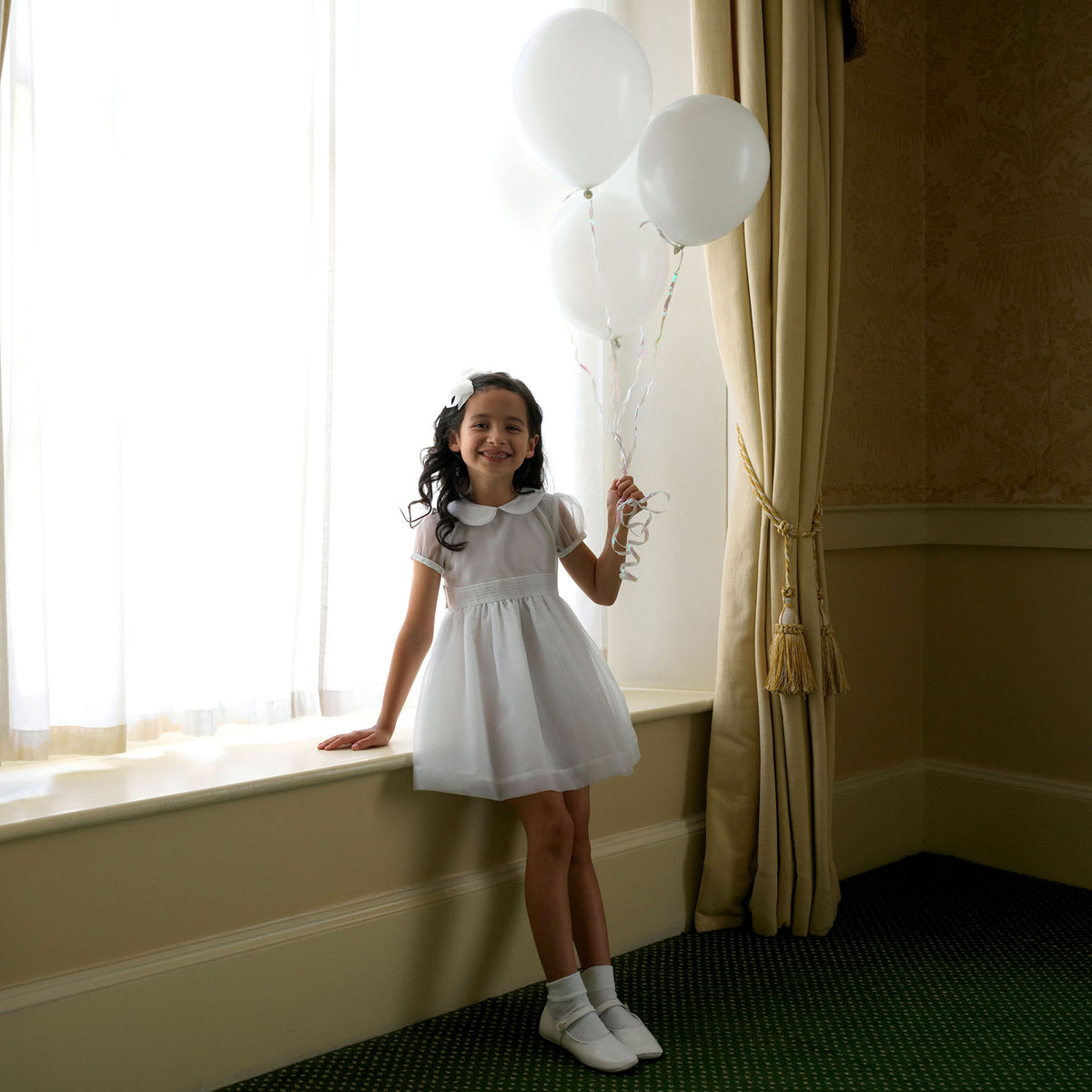 Organza Pintuck Dress Rachel Riley US