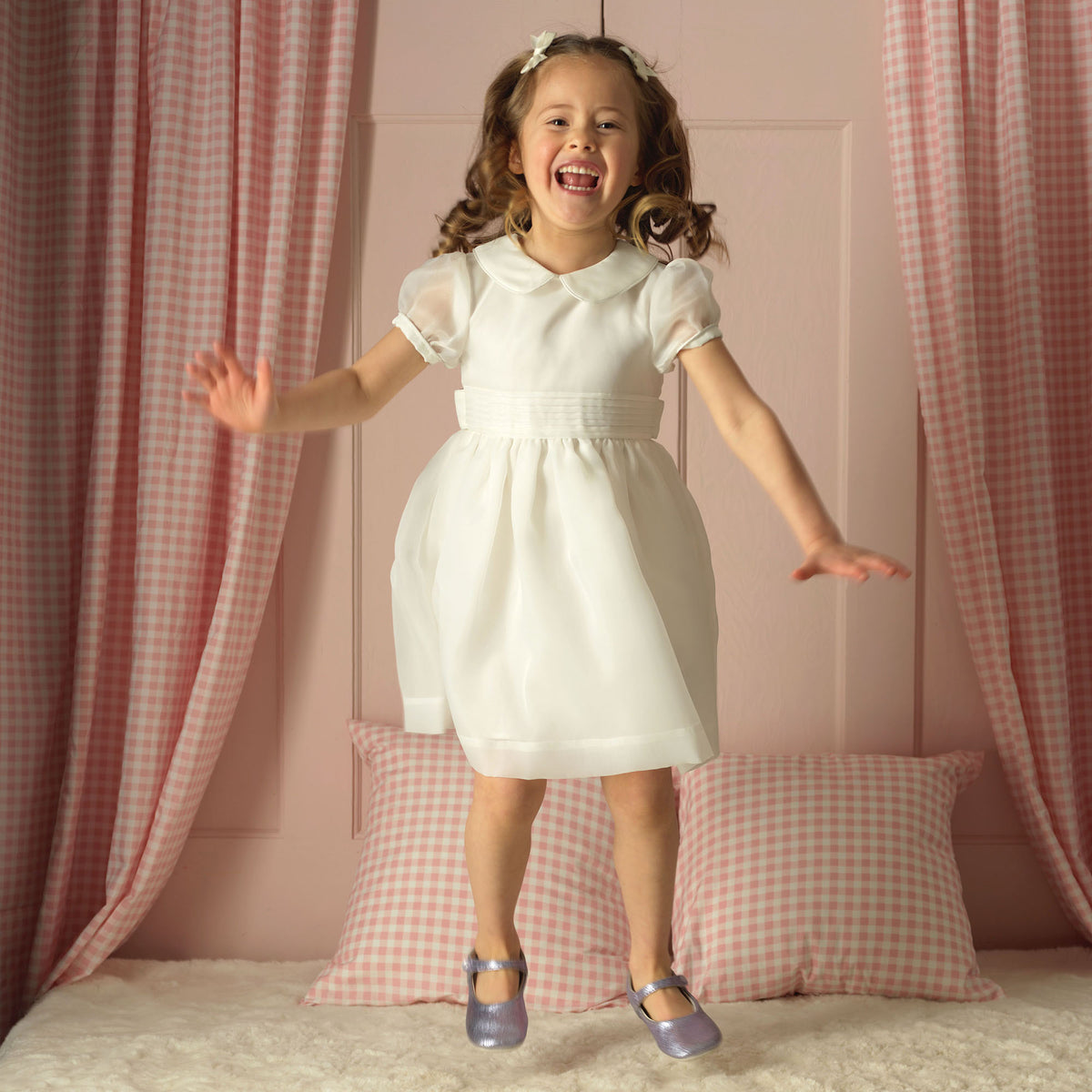 Organza Pintuck Dress Rachel Riley US