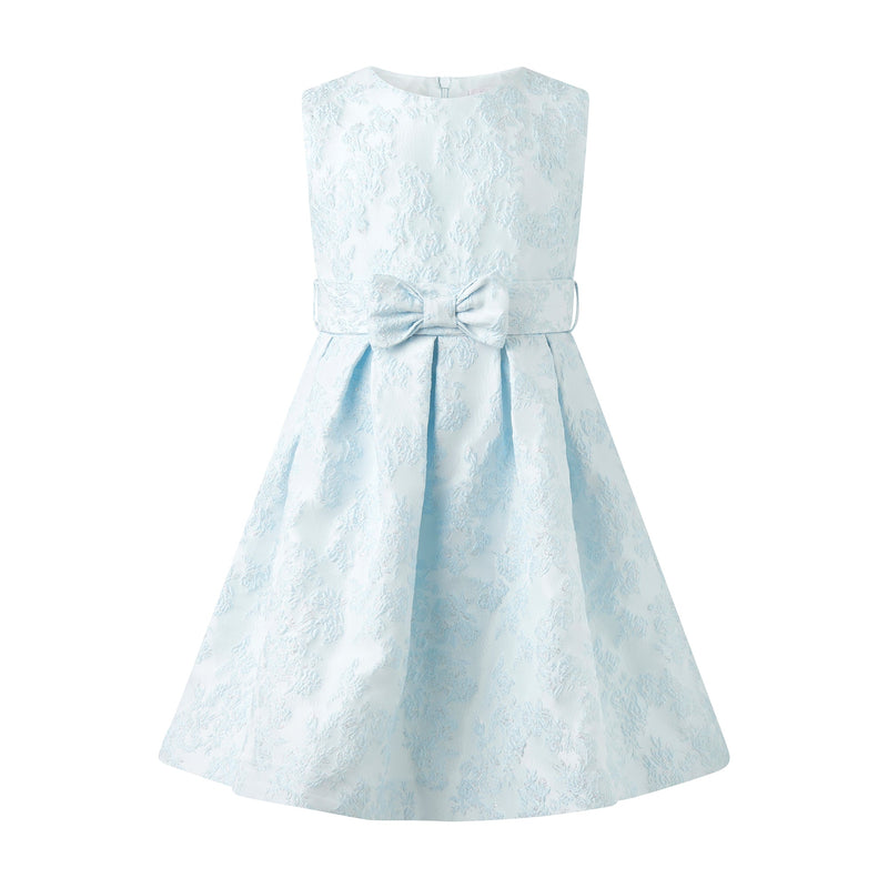 Blue Floral Damask Dress Rachel Riley US