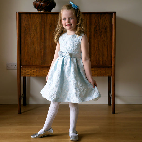 Blue Floral Damask Dress Rachel Riley US