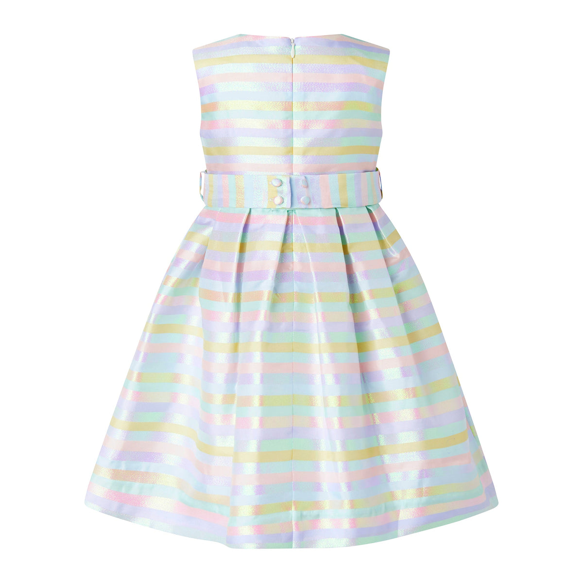 Pastel Stripe Party Dress Rachel Riley US