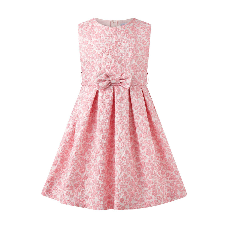 Pink Floral Damask Dress Rachel Riley US