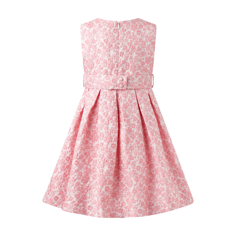 Pink Floral Damask Dress Rachel Riley US