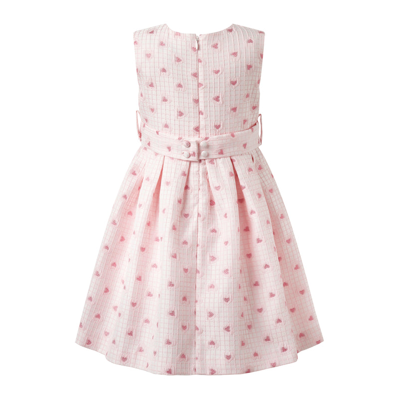 Heart Check Damask Dress