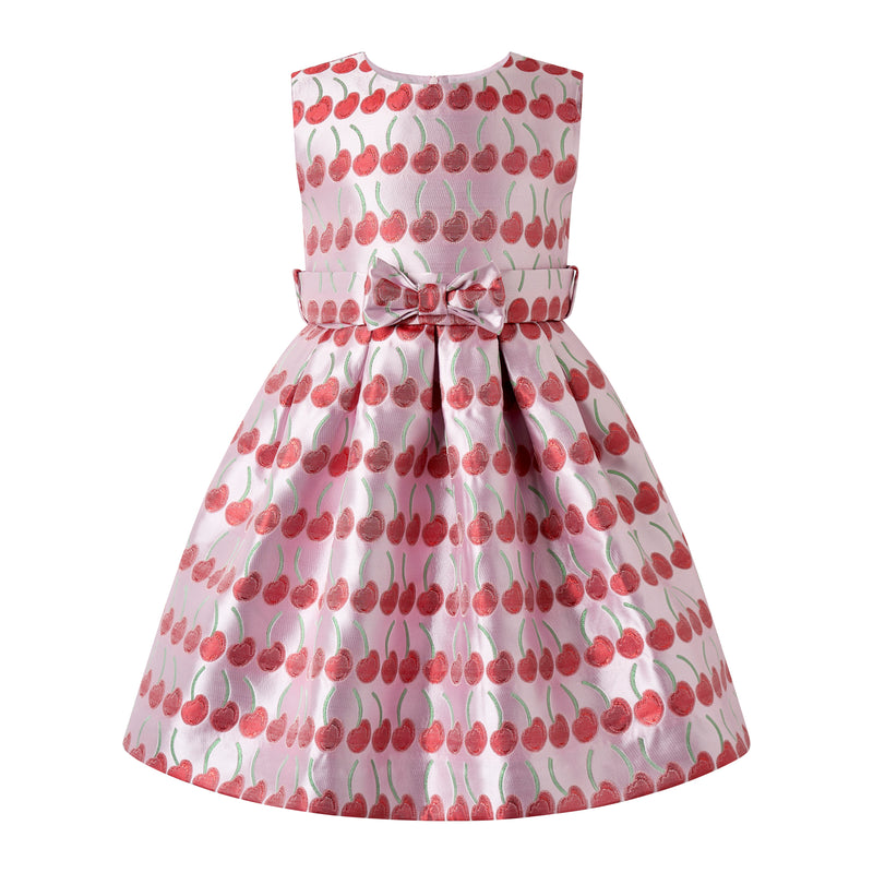 damask party dress Gamivast Party Dresses for Women Elegant Classy Sleeveless Round Neck Damask Print Swing Dress High Waist Pleated Cocktail Dress Wedding Guest Date Night