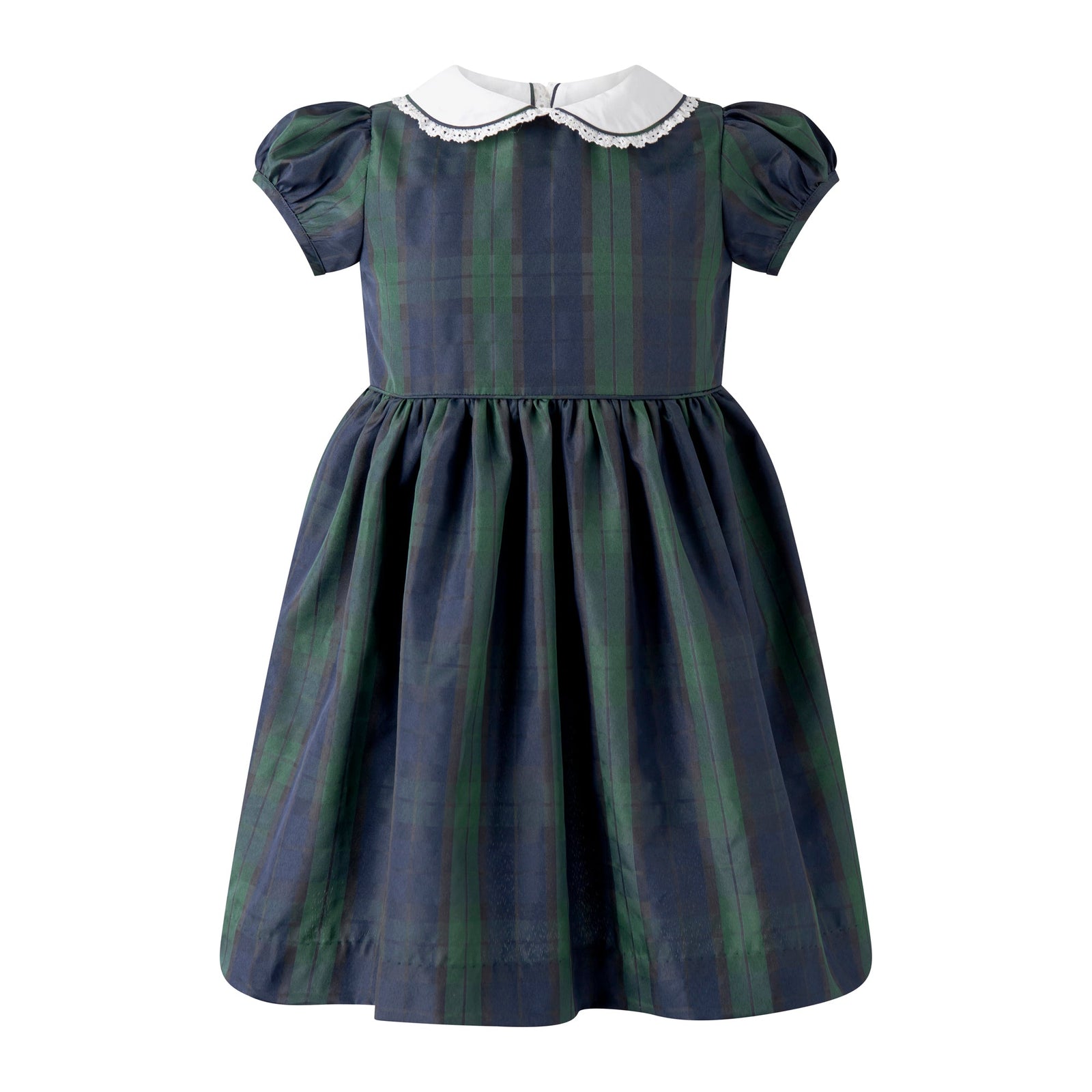 Rachel Riley Blackwatch Plaid Dress in Navy at Nordstrom, Size 8 UK
