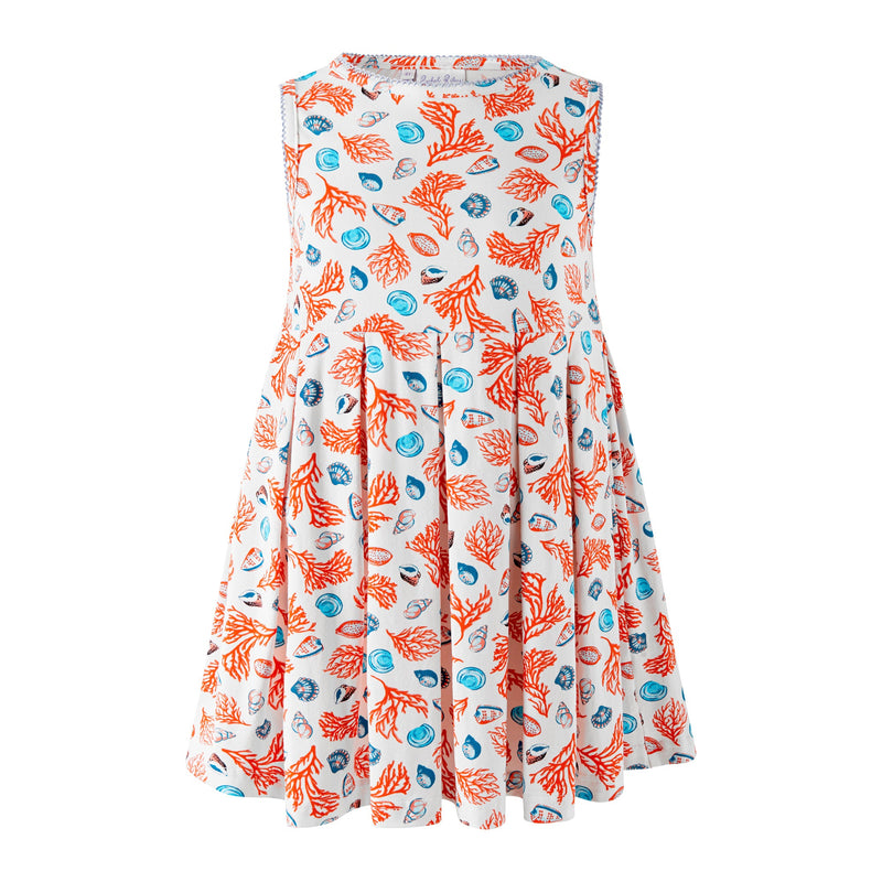 Rachel Riley Coral Jersey Dress in Orange at Nordstrom, Size 12 Uk