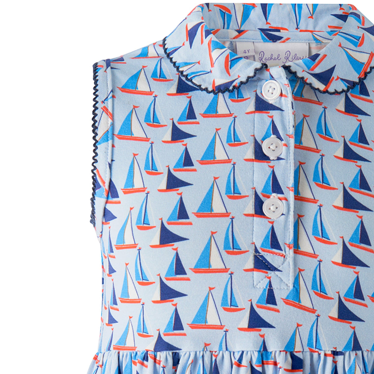 Sailboat Jersey Dress Rachel Riley US