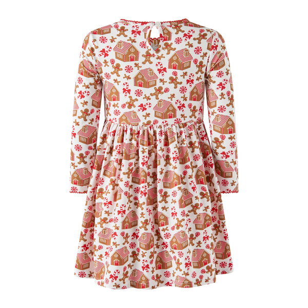 Gingerbread Jersey Dress Rachel Riley US