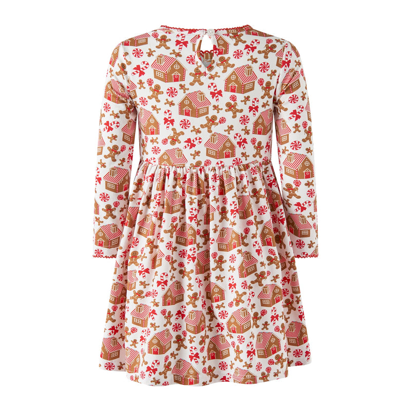 Gingerbread Jersey Dress Rachel Riley US