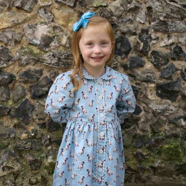 Puppy Button-front Dress Rachel Riley US