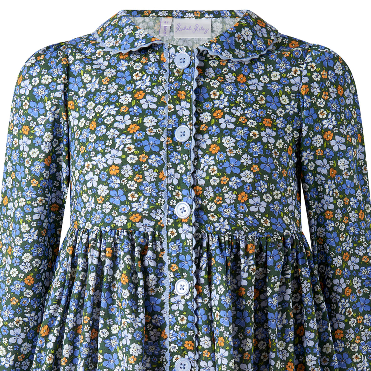 Meadow Floral Button-Front Dress Rachel Riley US