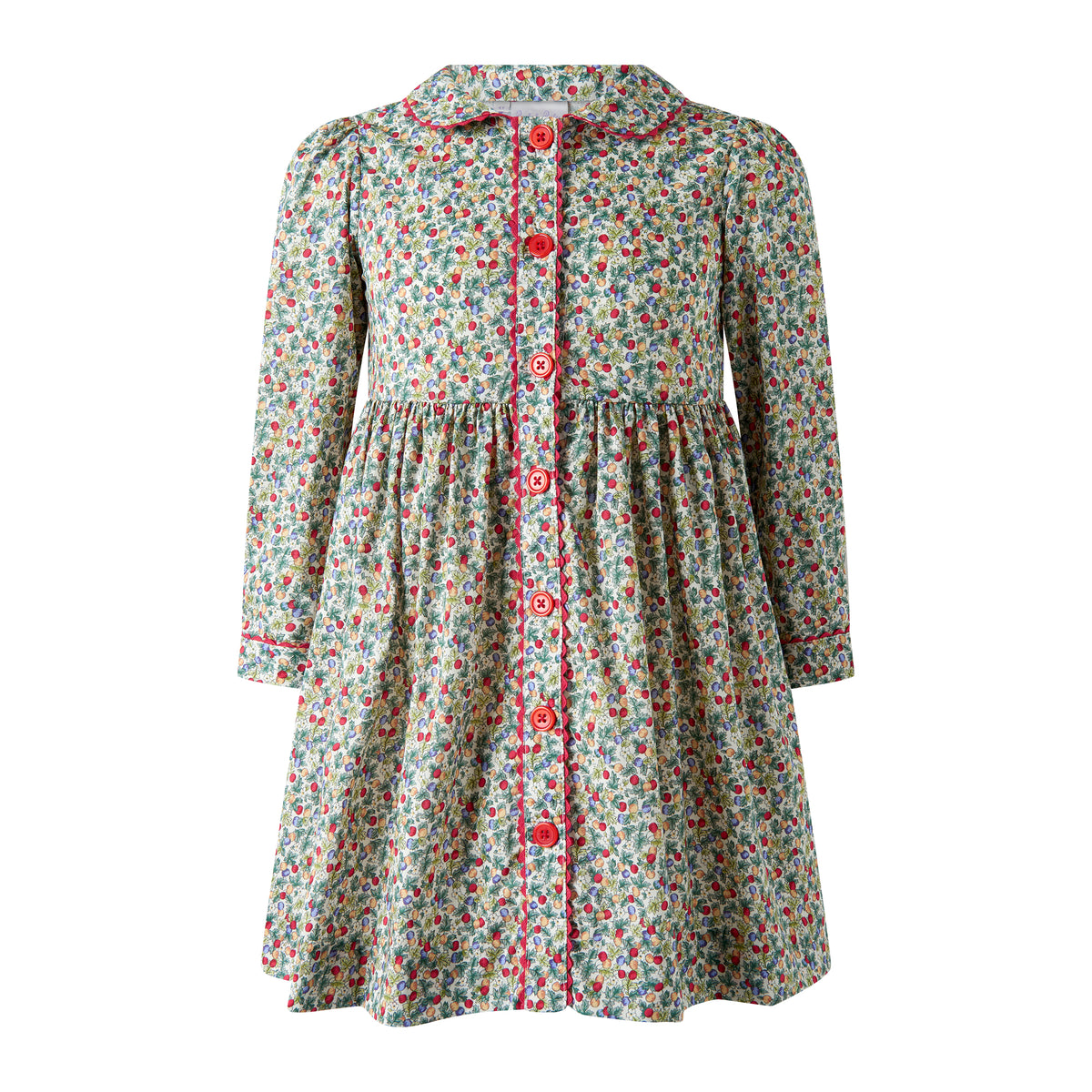 Apple Blossom Button-Front Dress Rachel Riley US