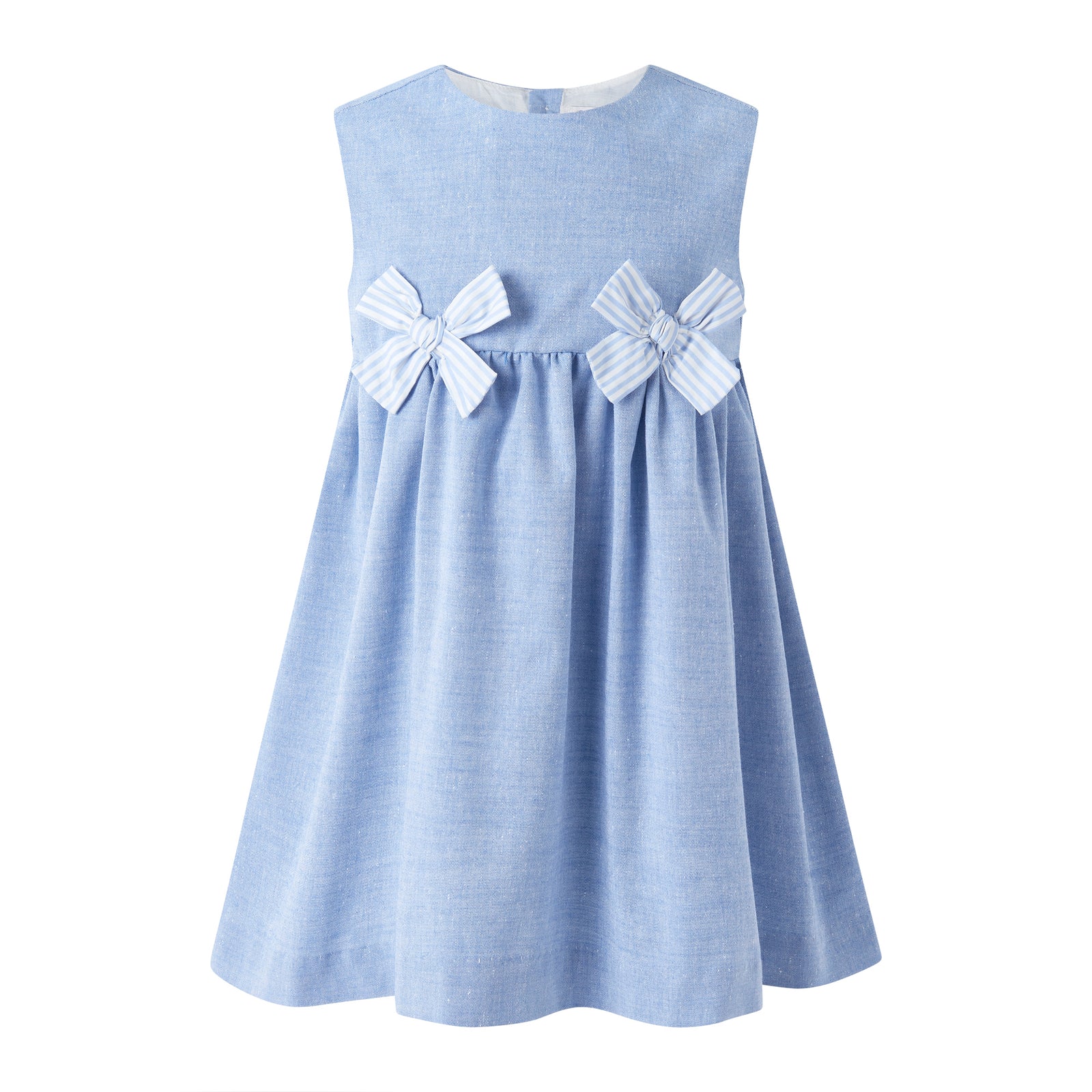 Chambray Bow Dress 10y