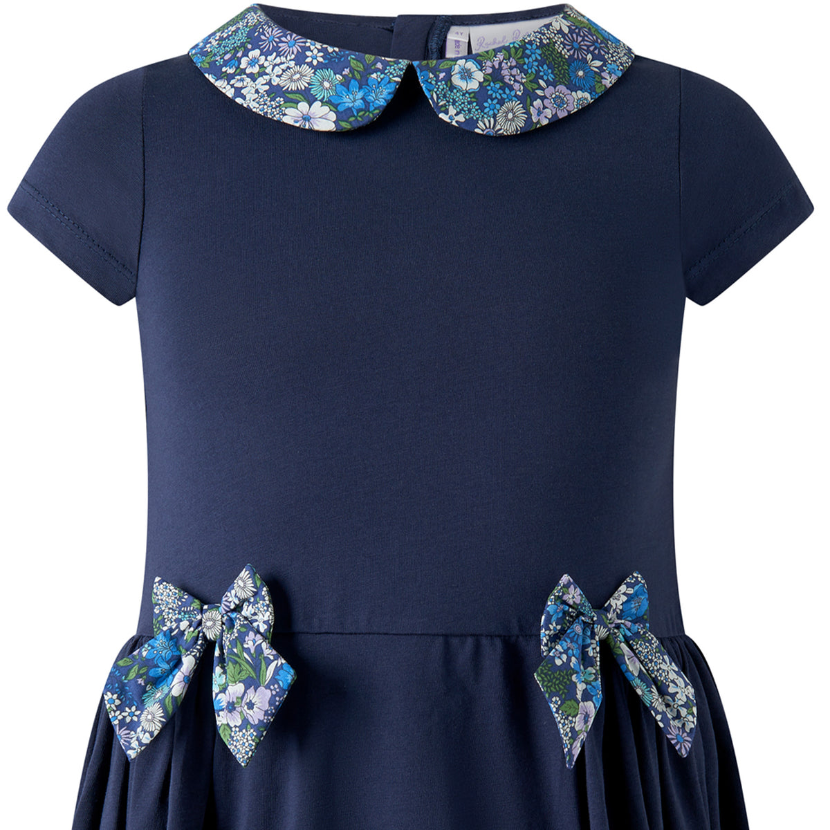 Dahlia Jersey Bow Dress Rachel Riley US