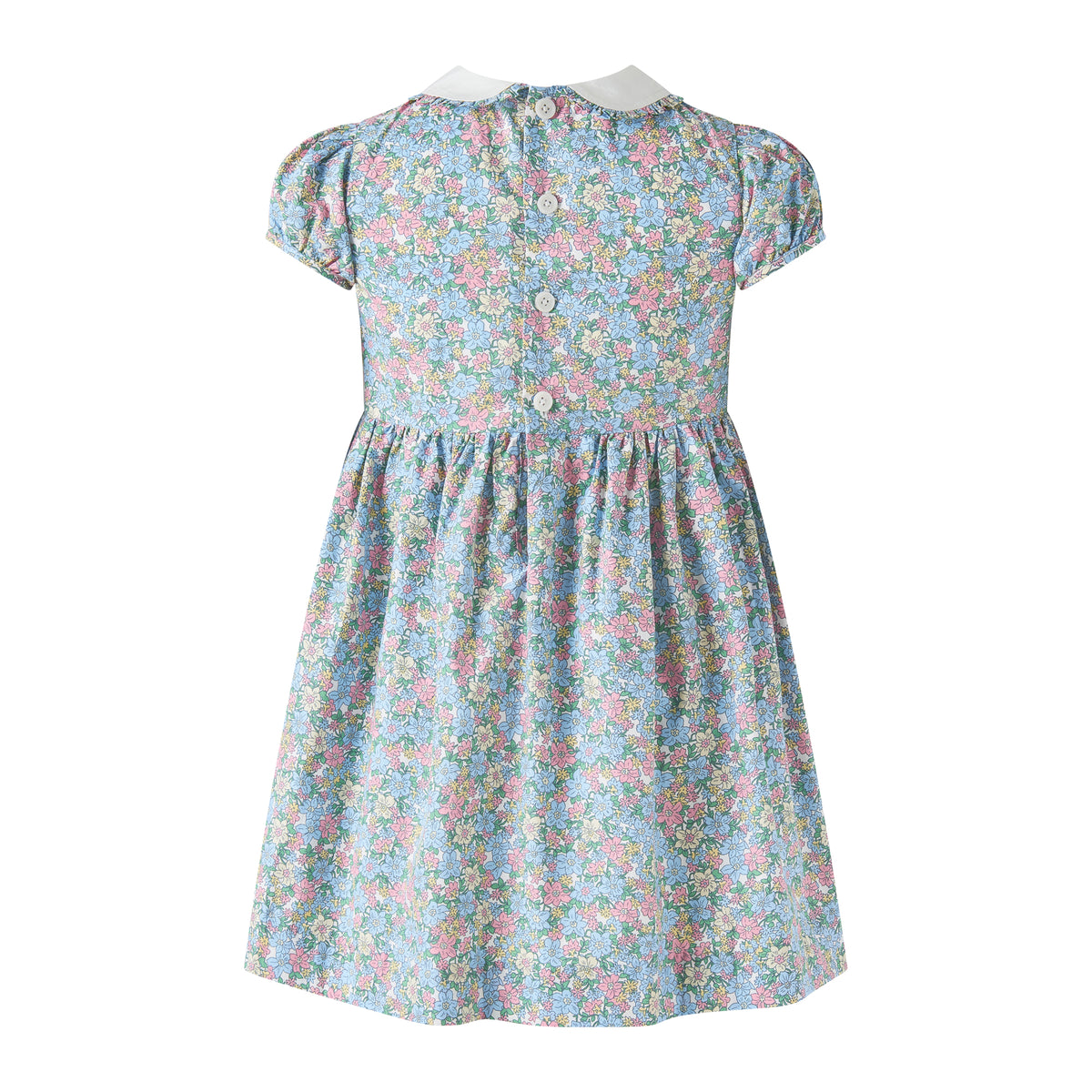 Floral Geometric Smocked Dress Rachel Riley US