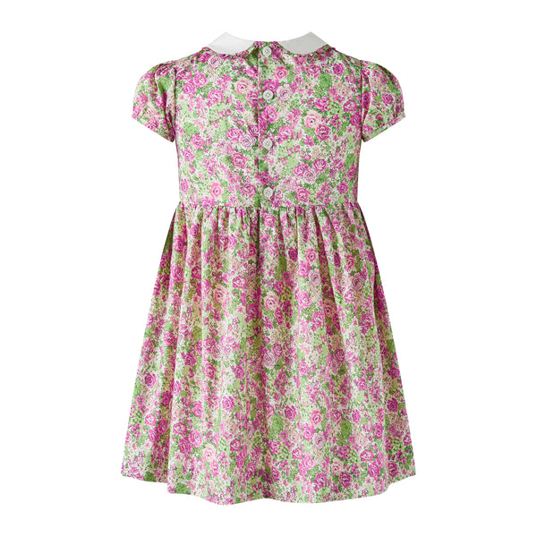 Vintage Rose Smocked Dress