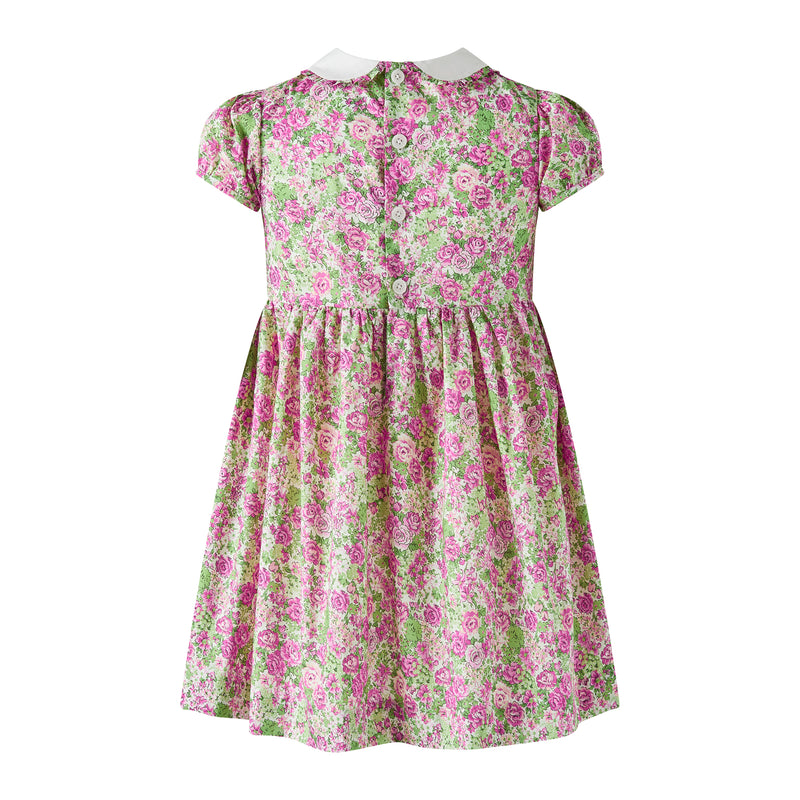Vintage Rose Smocked Dress