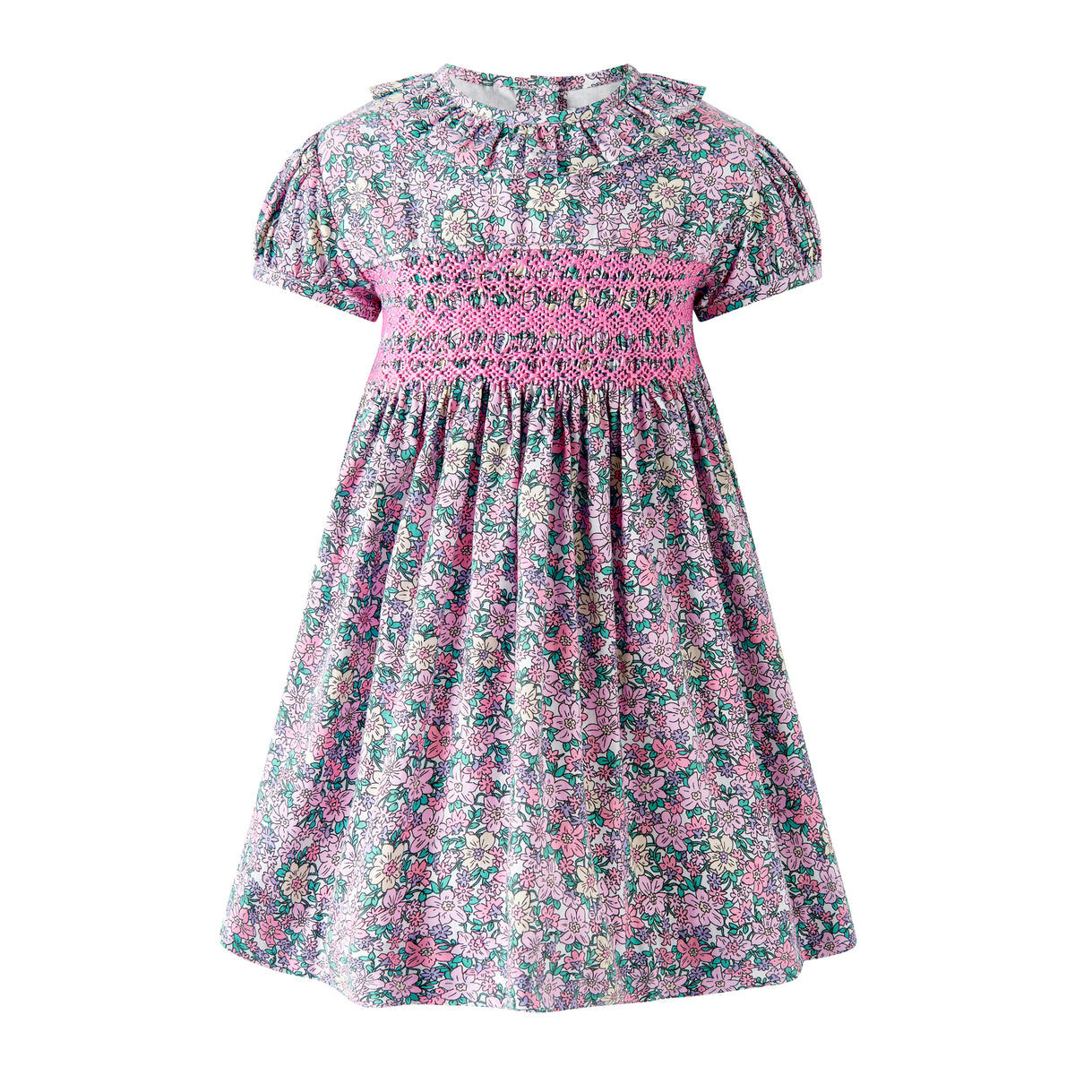 Floral Smocked Dress and Bloomers