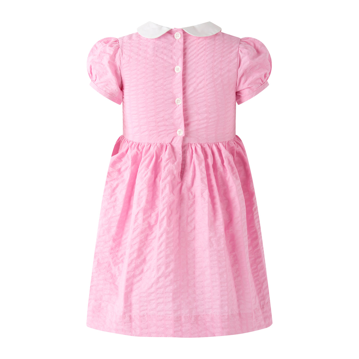 Seersucker Heart Smocked Dress Rachel Riley US