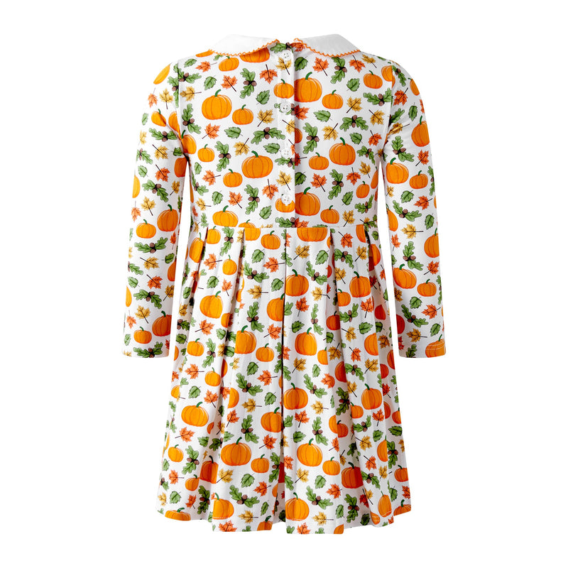 Pumpkin Jersey Dress Rachel Riley US