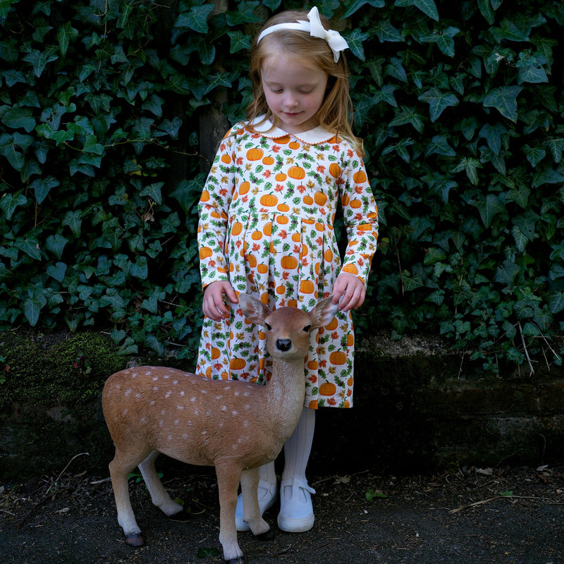 Pumpkin Jersey Dress Rachel Riley US