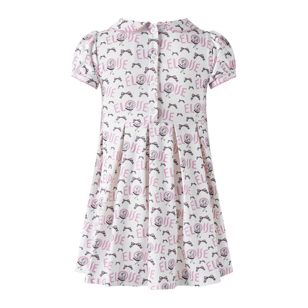 Eloise Bow Jersey Dress