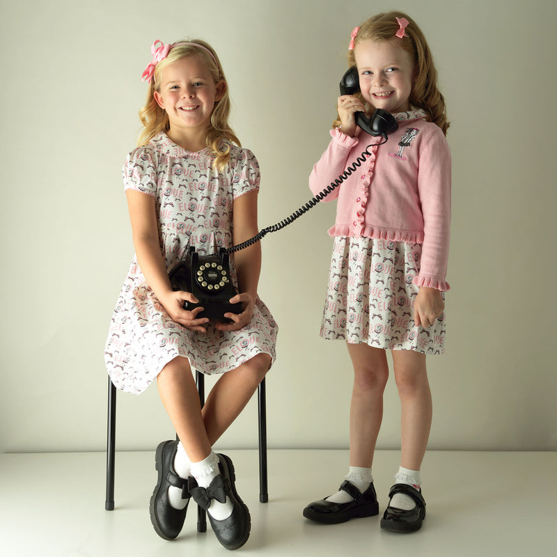 Eloise Bow Jersey Dress