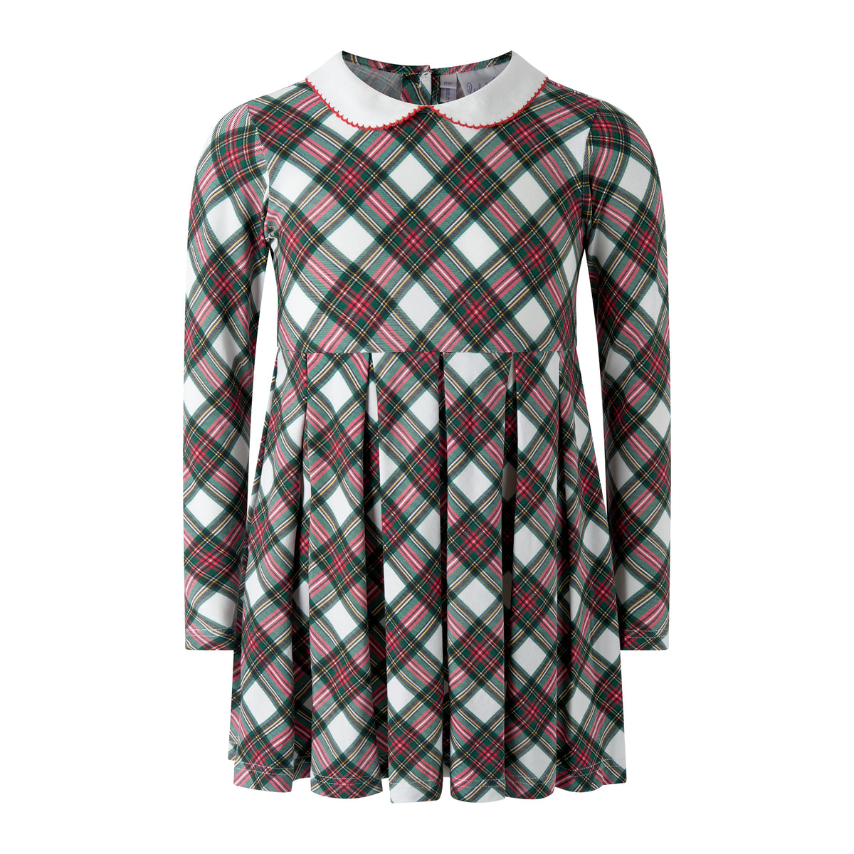 Tartan Jersey Dress Rachel Riley US