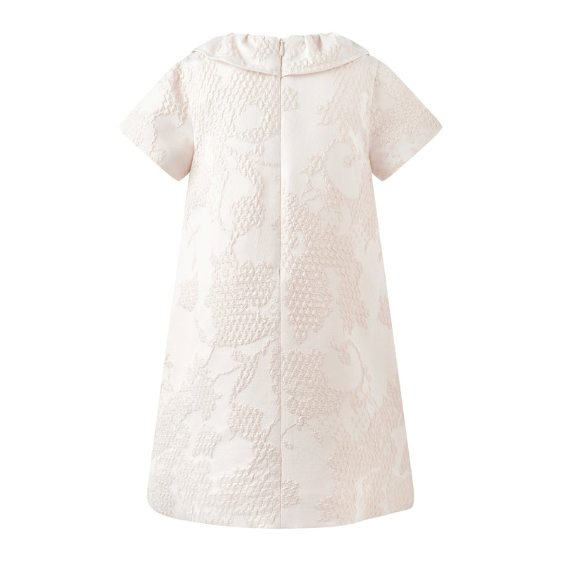 Gold Damask Shift Dress