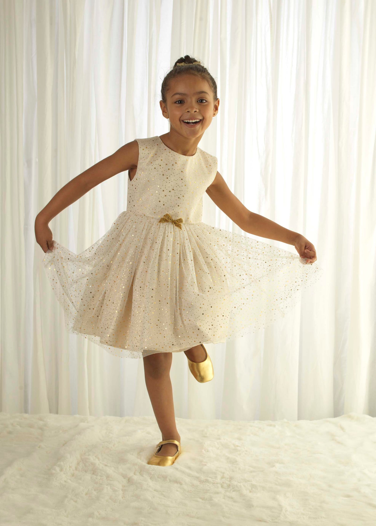 Sparkle Star Tulle Dress 2y