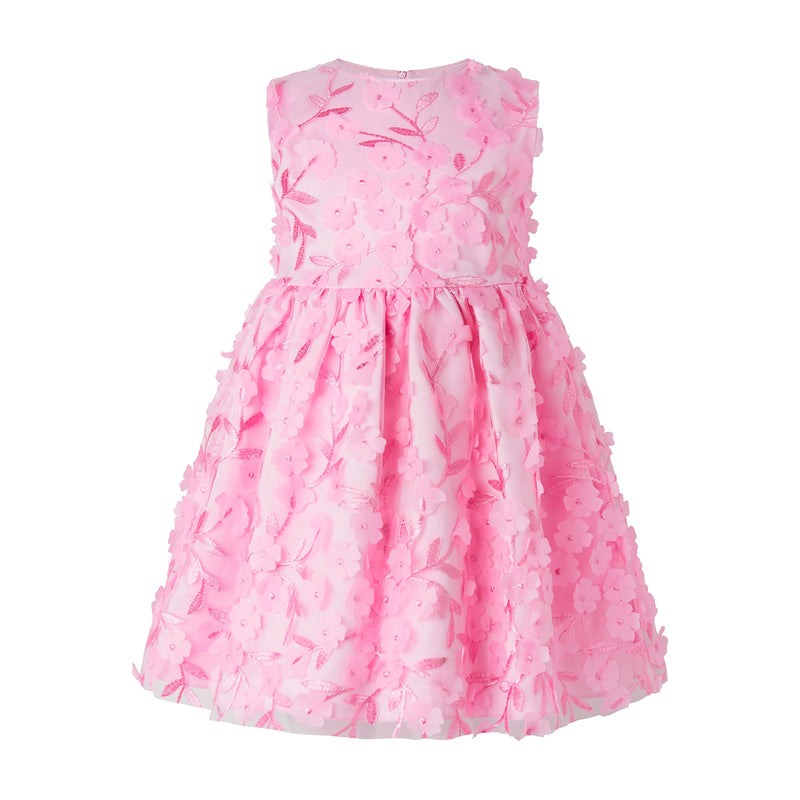 Flutter Rose Party Dress 10y Flutter Rose Party Dress 10y