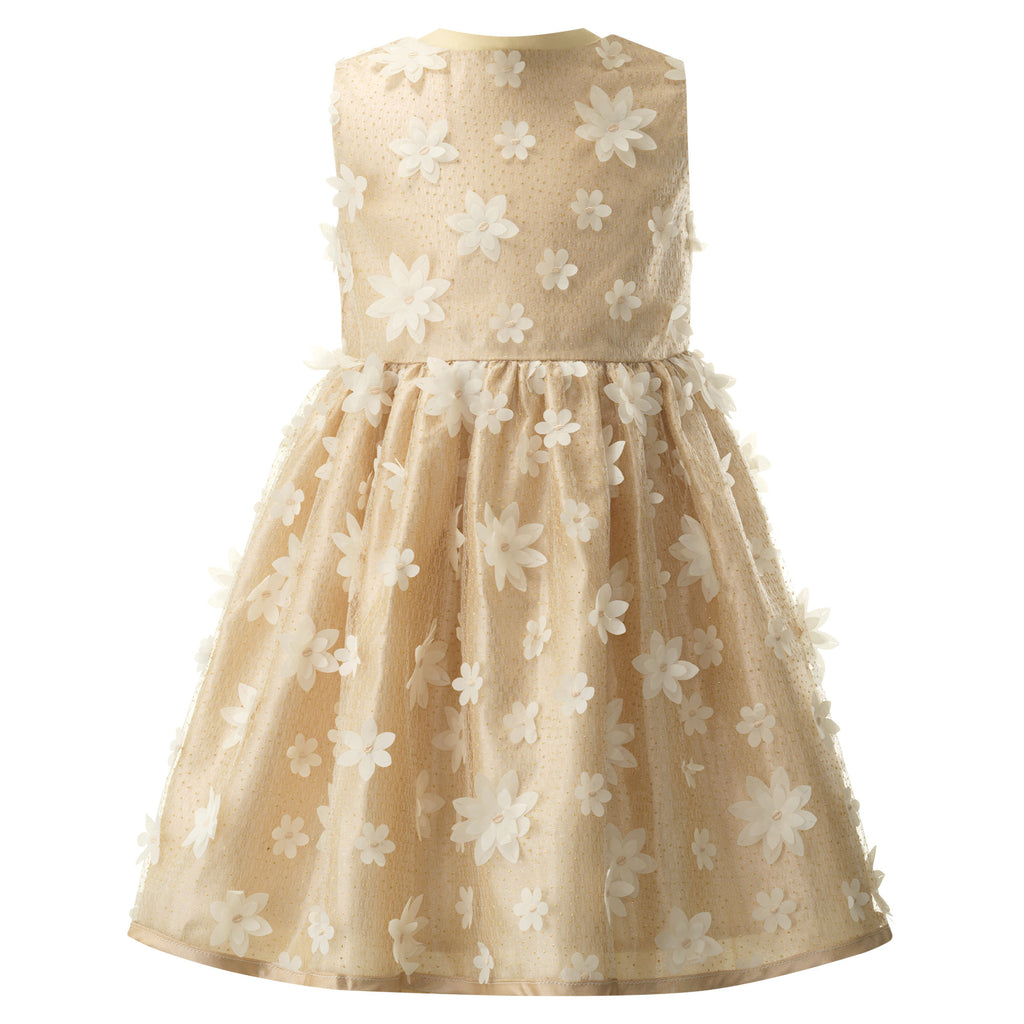 Gold Daisy Tulle Dress – Rachel Riley US