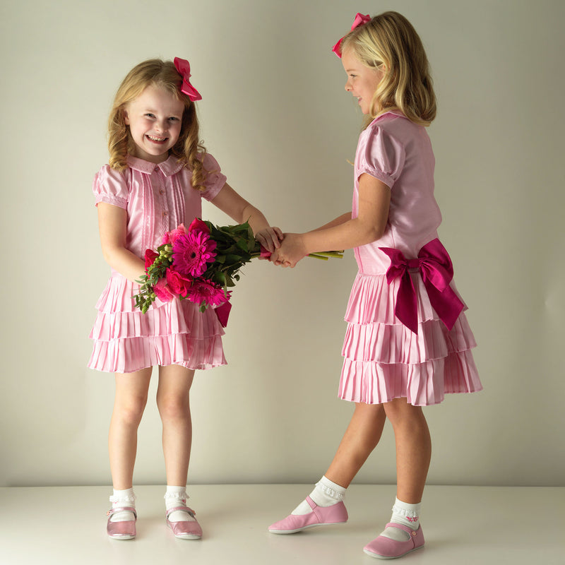 Eloise Dropped-Waist Couture Dress