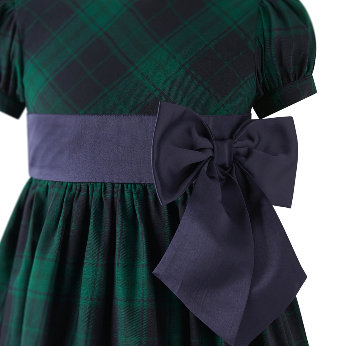 Blackwatch Bow Dress Rachel Riley US