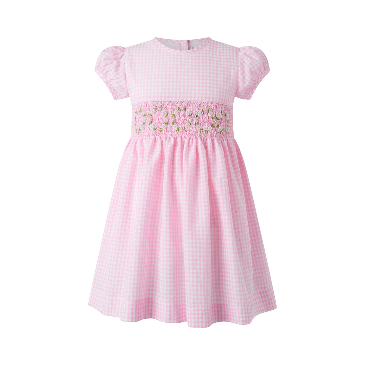 Gingham Smocked Dress Rachel Riley US