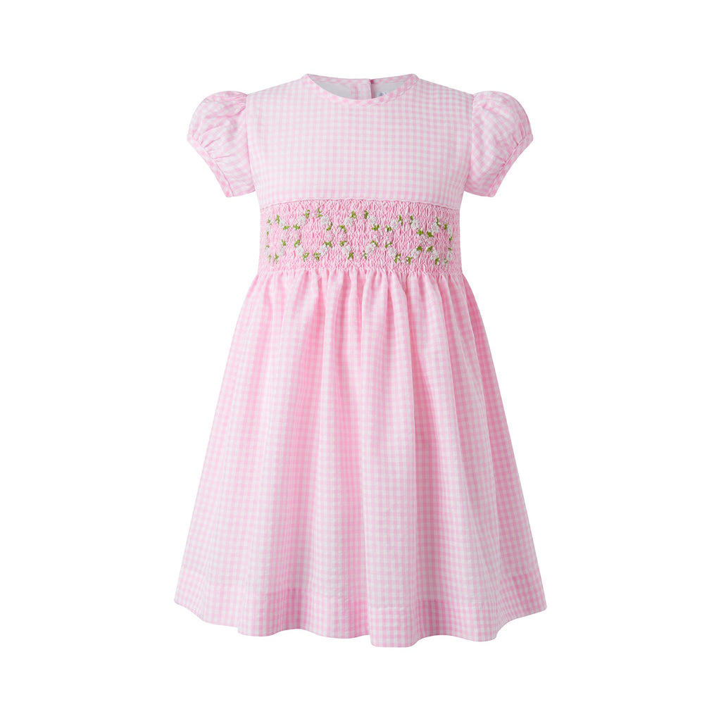 gingham smocked dress Gingham Smocked Dress – Rachel Riley US