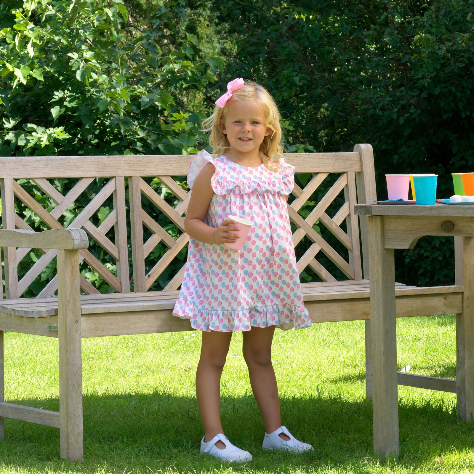 Cotton Candy Frill Dress – Rachel Riley US