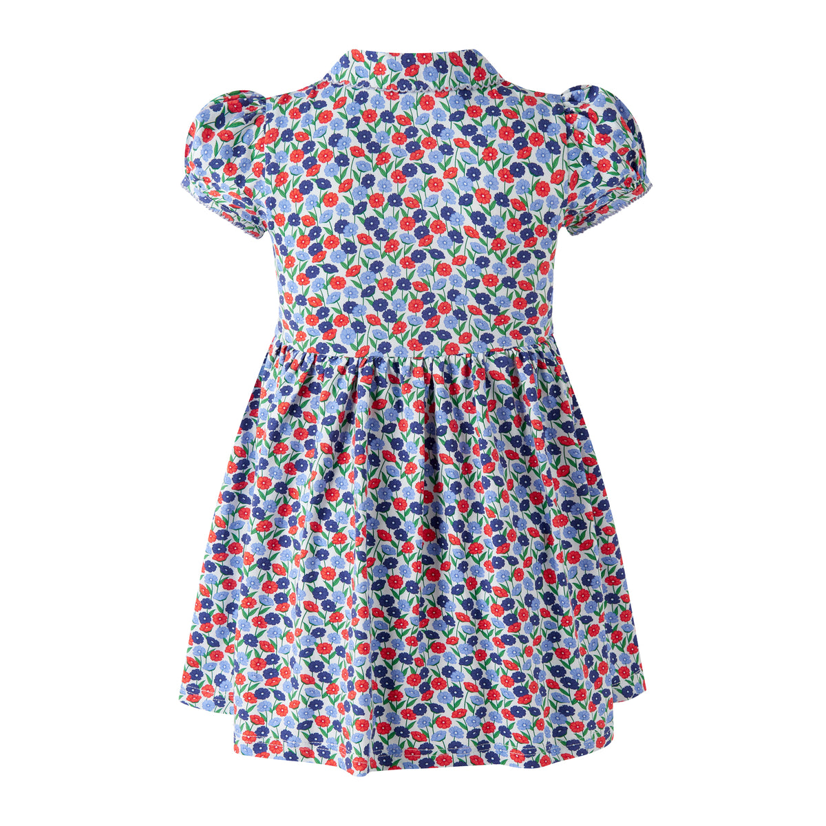 Blue Poppy Jersey Dress Rachel Riley US