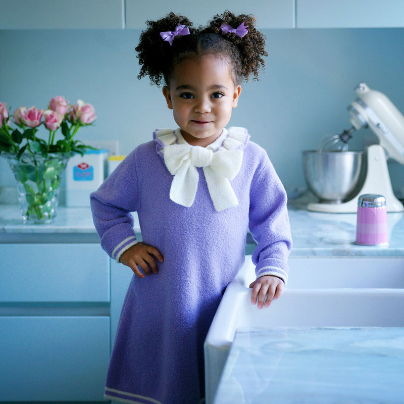 Purple Sparkle Boucle Tunic Rachel Riley US