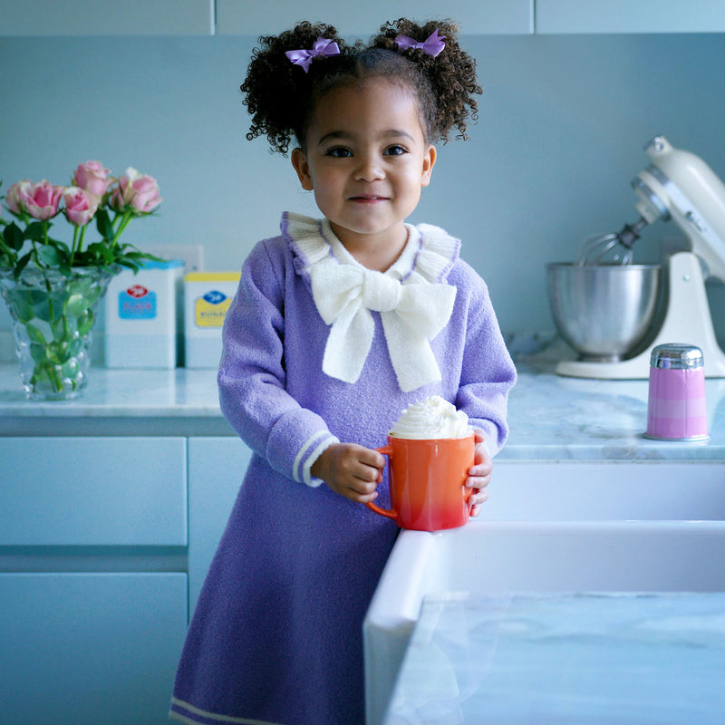 Purple Sparkle Boucle Tunic Rachel Riley US