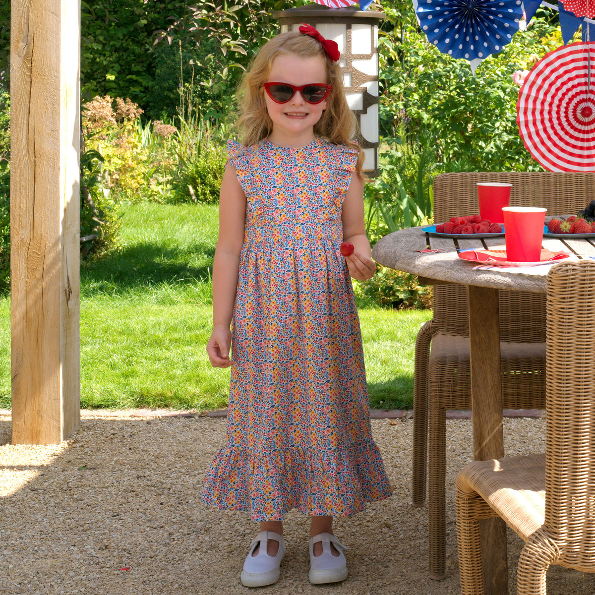 white christmas dresses Forget Me Not Smocked Dress 5Y
