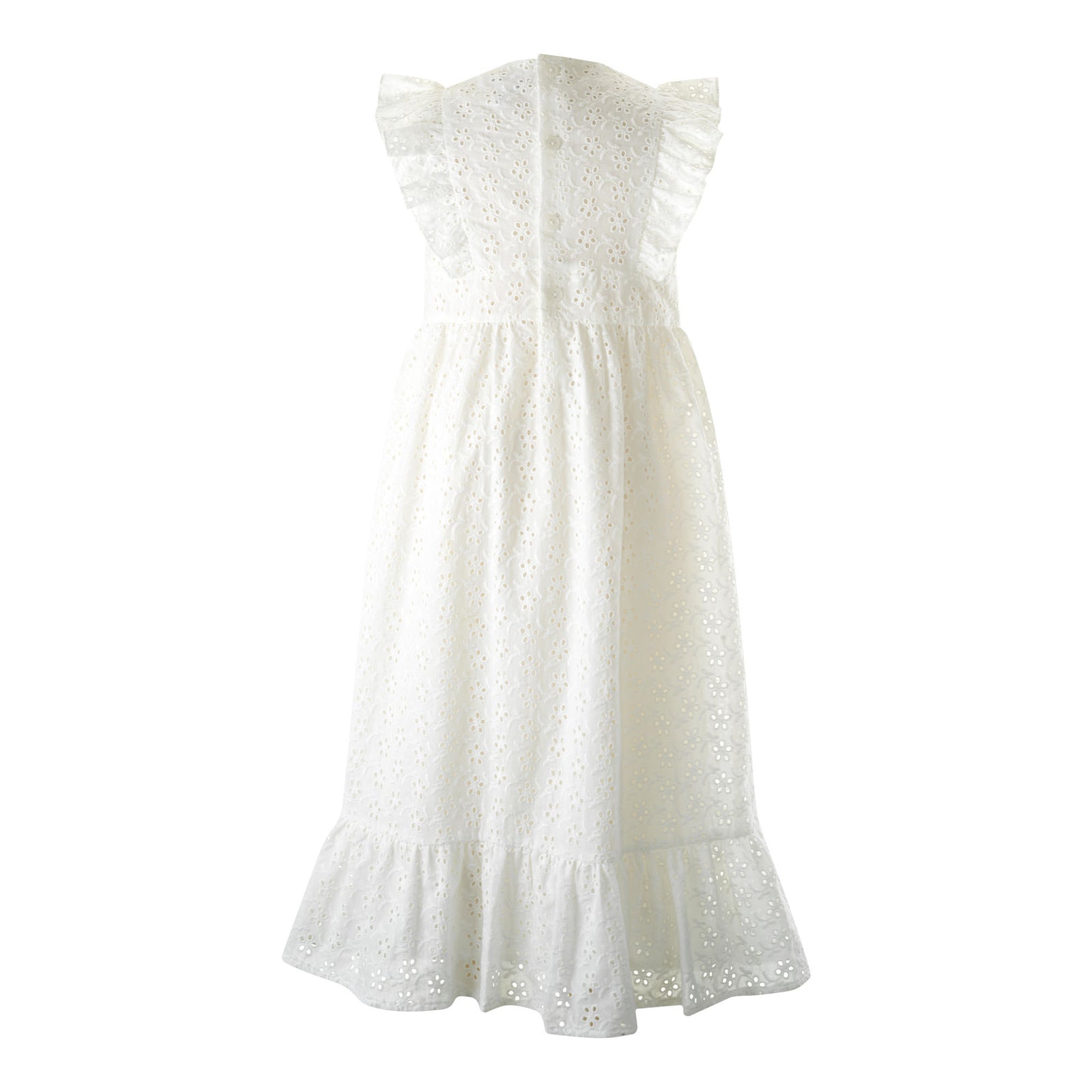 Rachel Riley Eyelet Maxi Dress in White at Nordstrom, Size 12 Uk Rachel Riley Eyelet Maxi Dress in White at Nordstrom, Size 12 Uk
