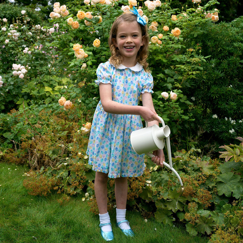 Blue Scalloped Collar Tulip Dress – Rachel Riley US