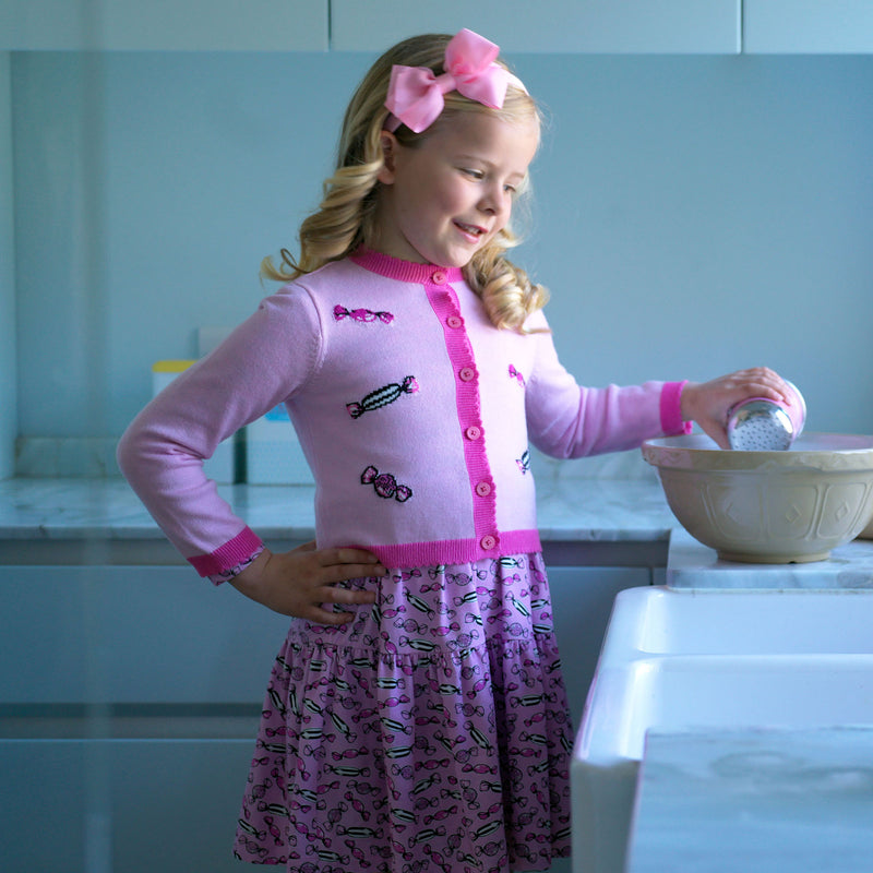 Candy Intarsia Cardigan Rachel Riley US