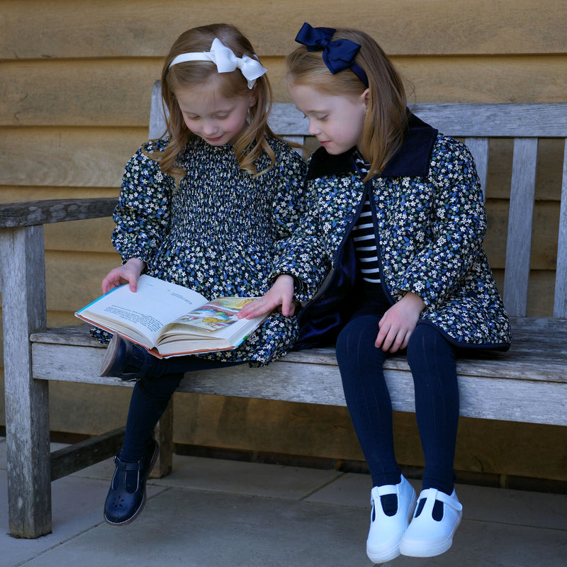 Berry Floral Quilted Jacket Rachel Riley US