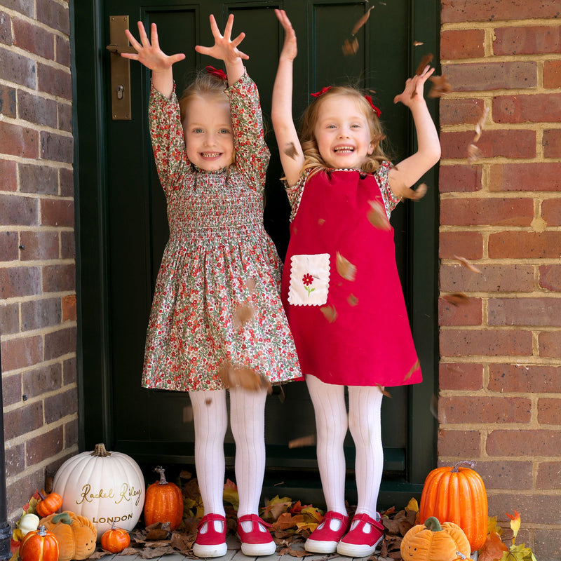 Flower Pocket Pinafore Rachel Riley US