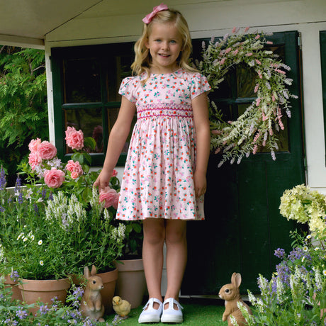 Wild Garden Smocked Dress Rachel Riley US