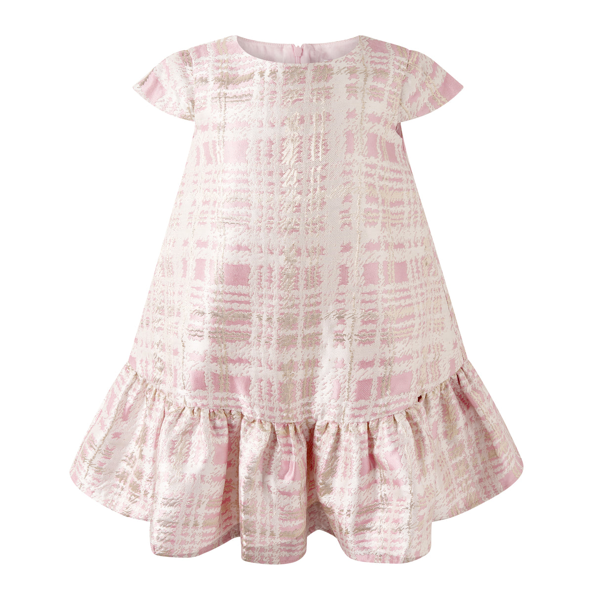 Check Damask Party Dress Rachel Riley US