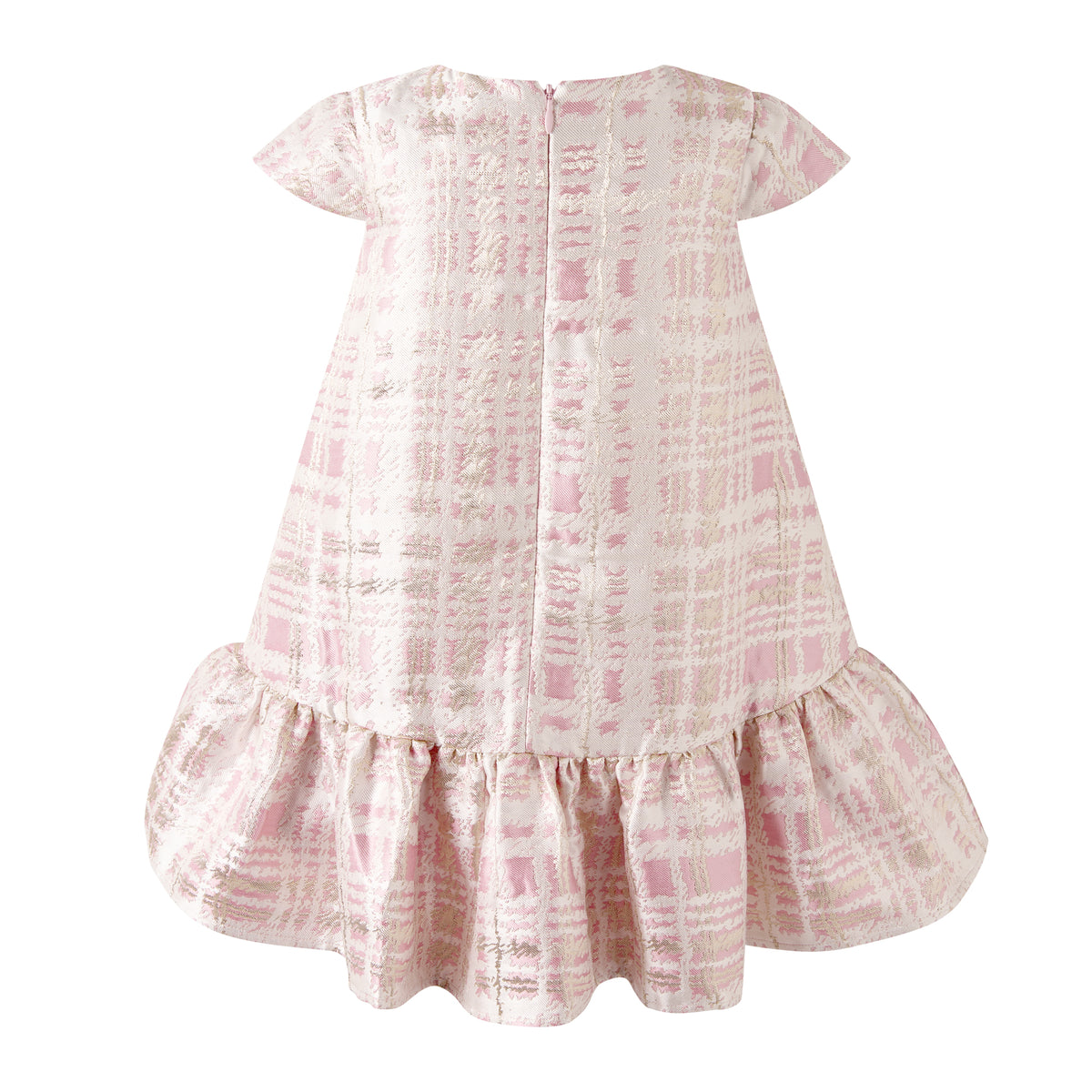 Check Damask Party Dress Rachel Riley US